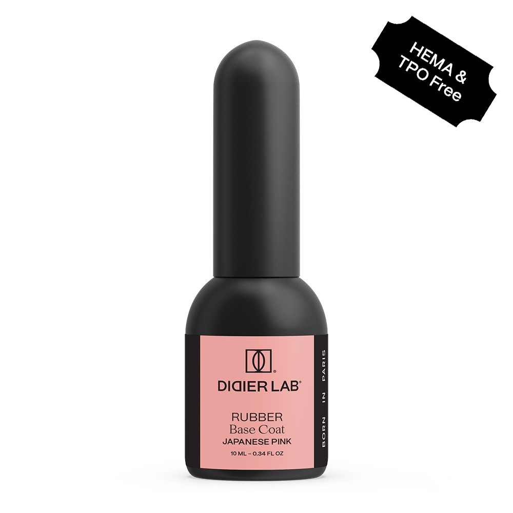 Didier Lab, Rubber base, Japanese pink, 10ml