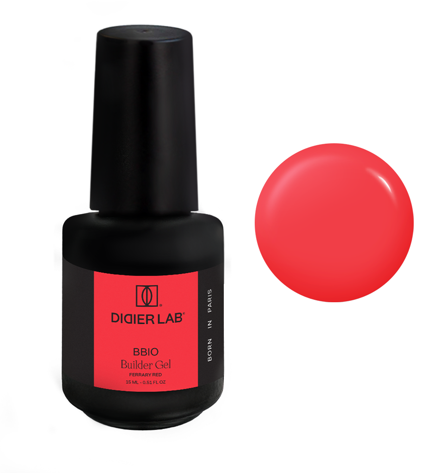 Изграждащ гел, BBIO, “Ferrari red” 15ml