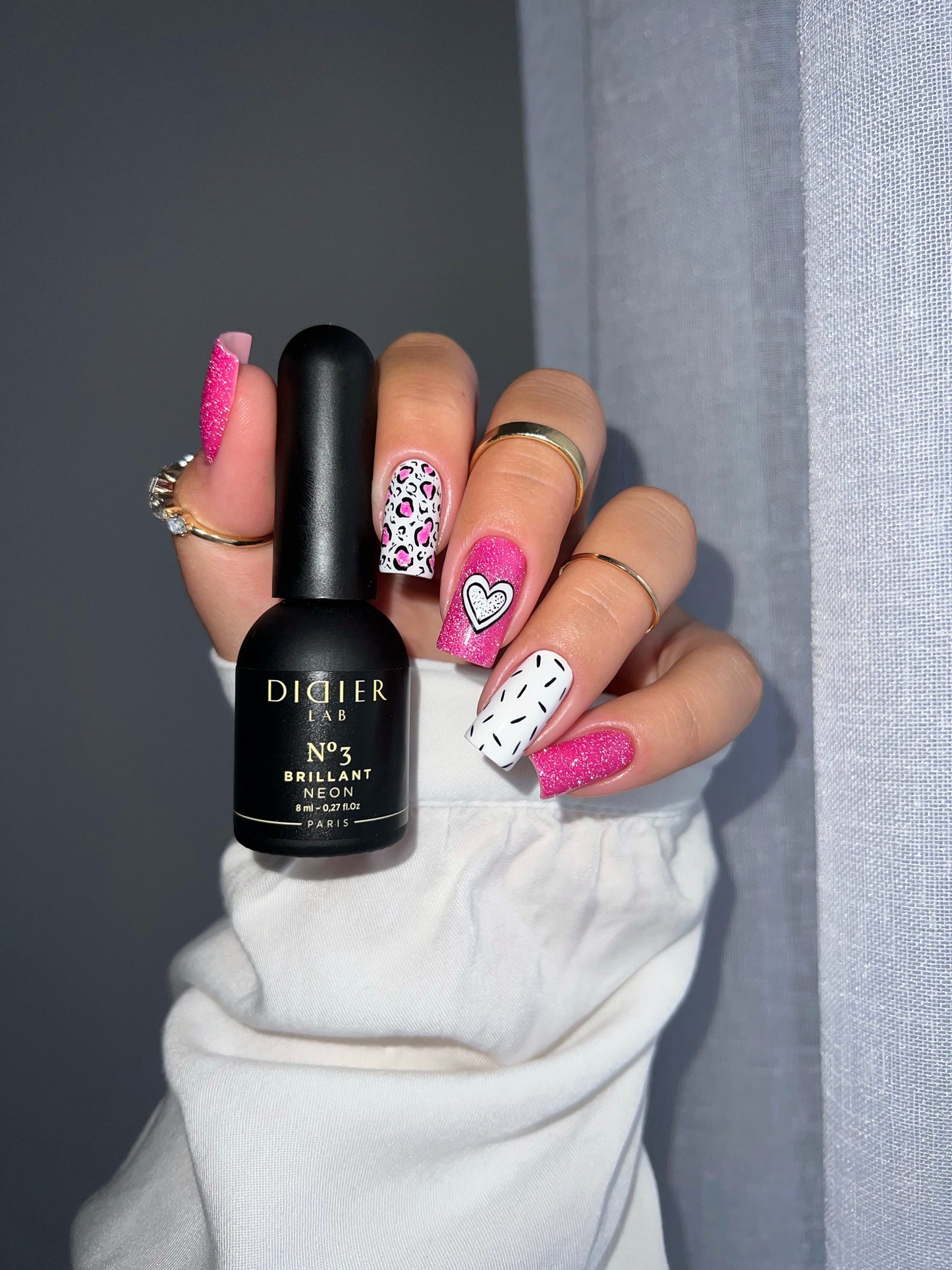 Гел лак "Didier Lab", Brillant NEON, No3, 8ml
