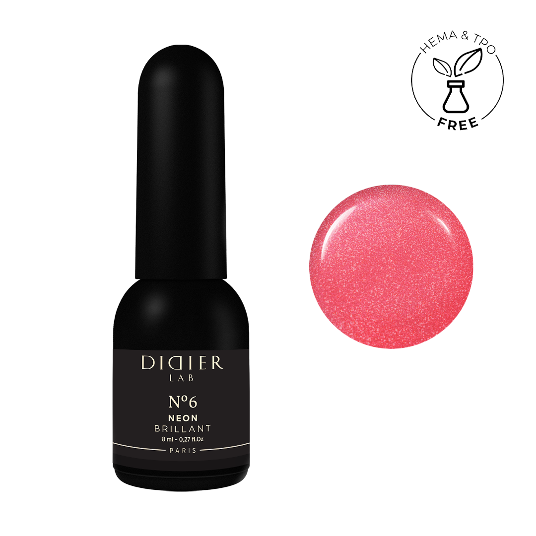 Гел лак "Didier Lab", Brillant NEON, No6, 8ml