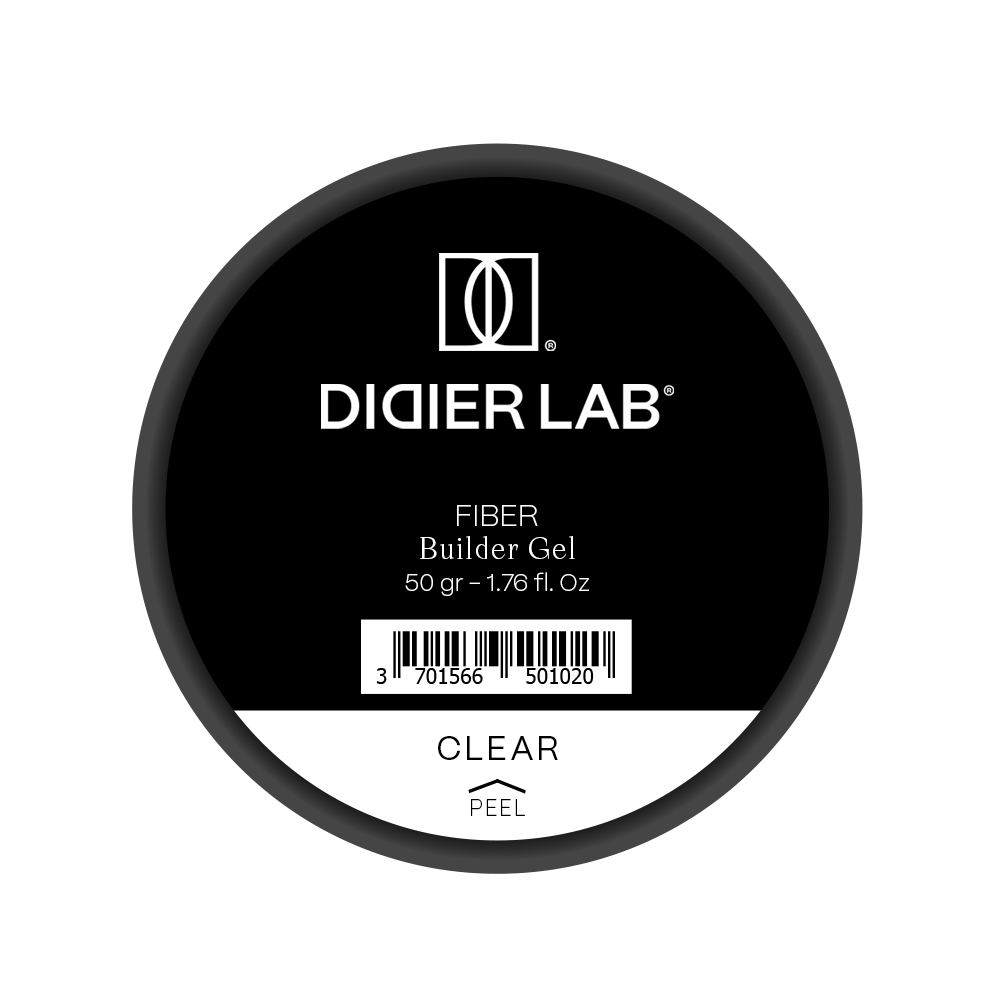 Didier Lab, Билдър гел - фибро стъкло , Fiber - builder gel "Didier Lab", "Clear", 50гр