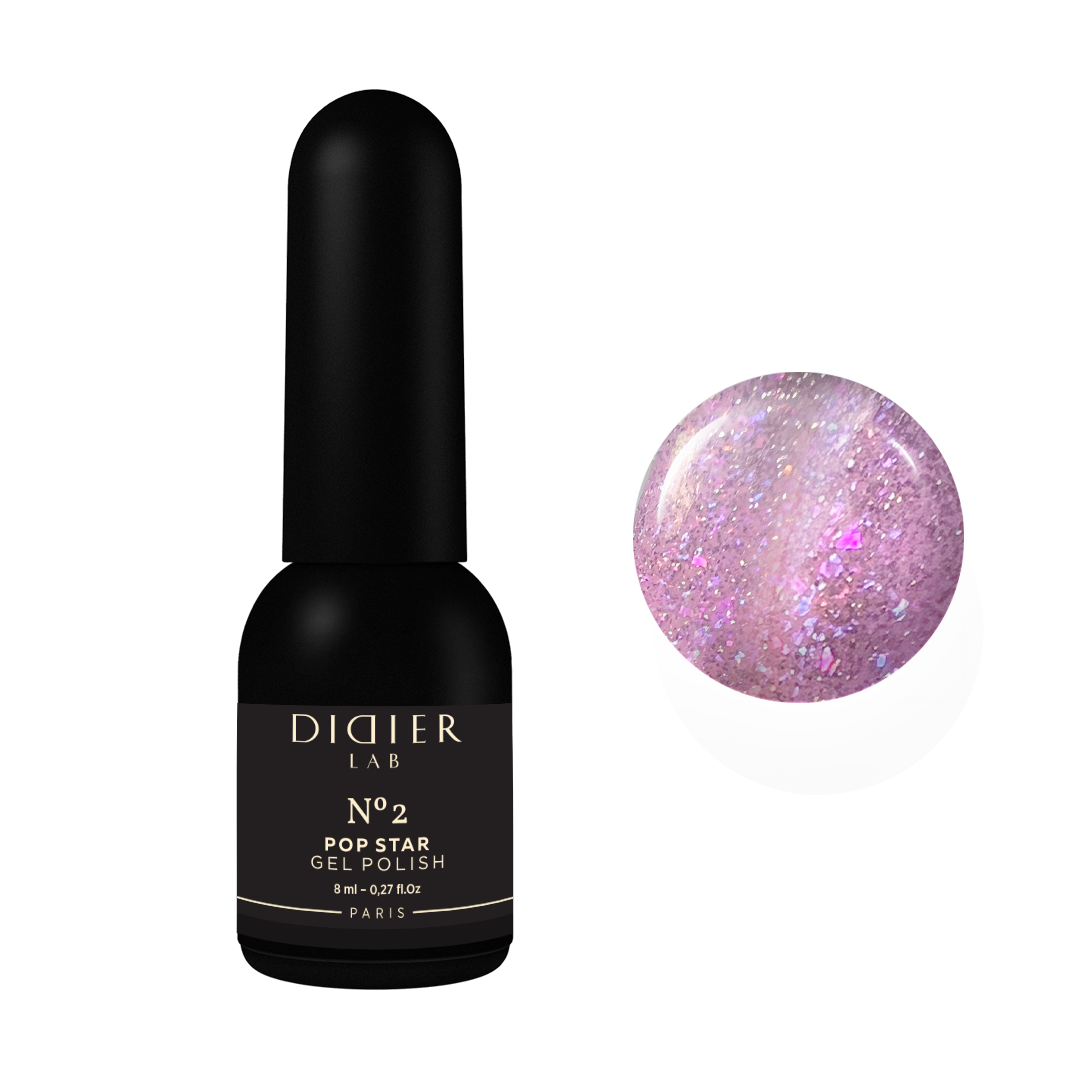 Гел лак "Didier Lab", POP Star, No2, 8ml