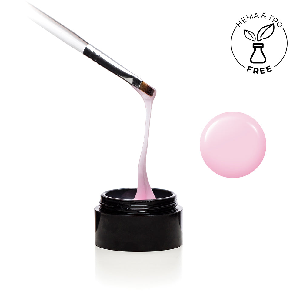 Didier Lab, Билдър гел - фибро стъкло , Fiber - builder gel , "Milky Pink", 50гр