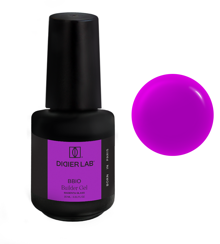 Изграждащ гел, BBIO, “Magenta Glass” 15ml
