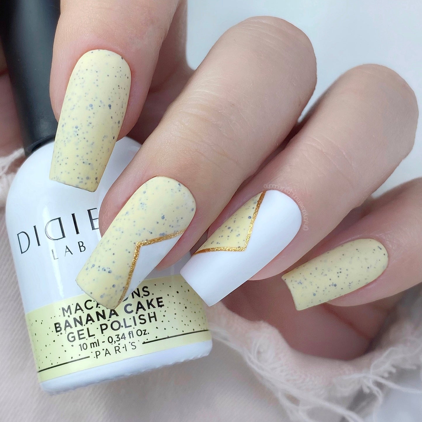 Didier Lab "Macarons", гел лак, "Бананово кексче", 10ml - Didier Lab Bulgaria