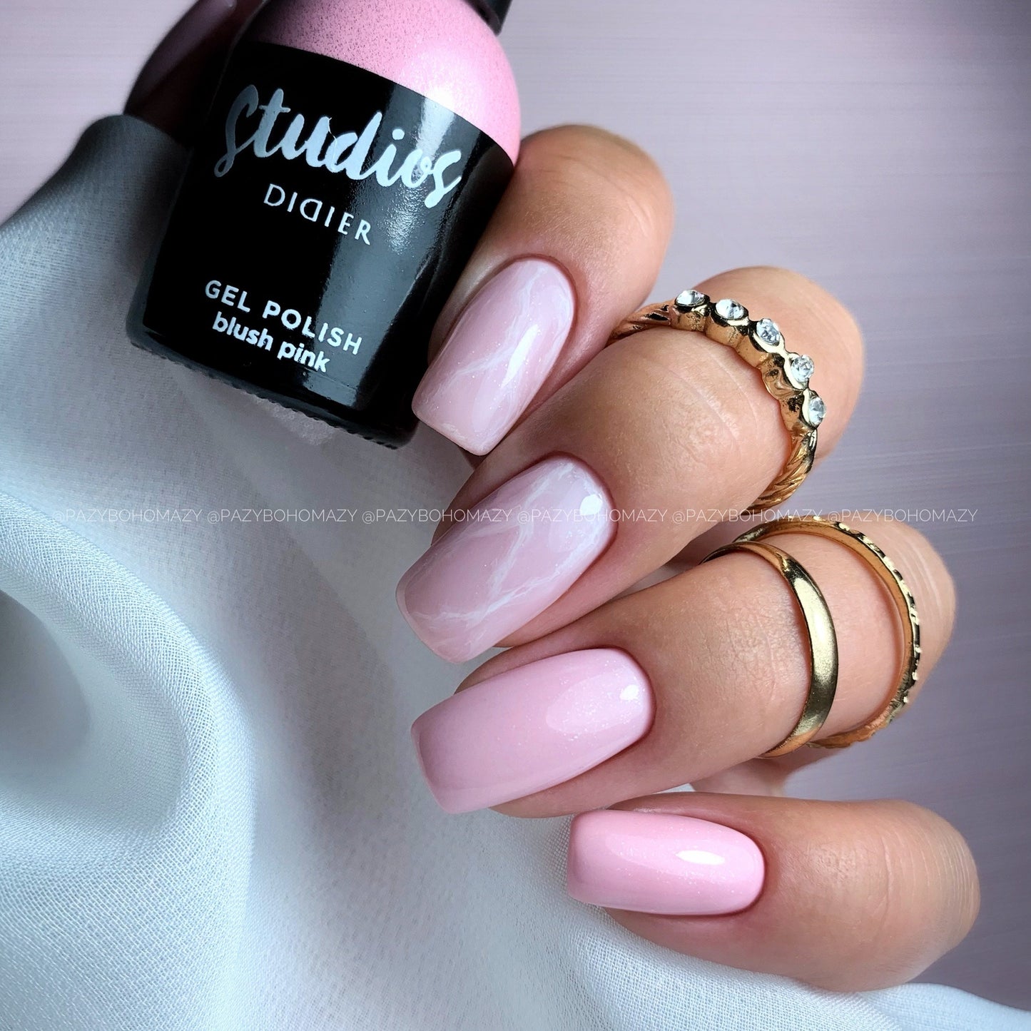 Studios Didier, хибриден гел лак, "blush pink", 8ml