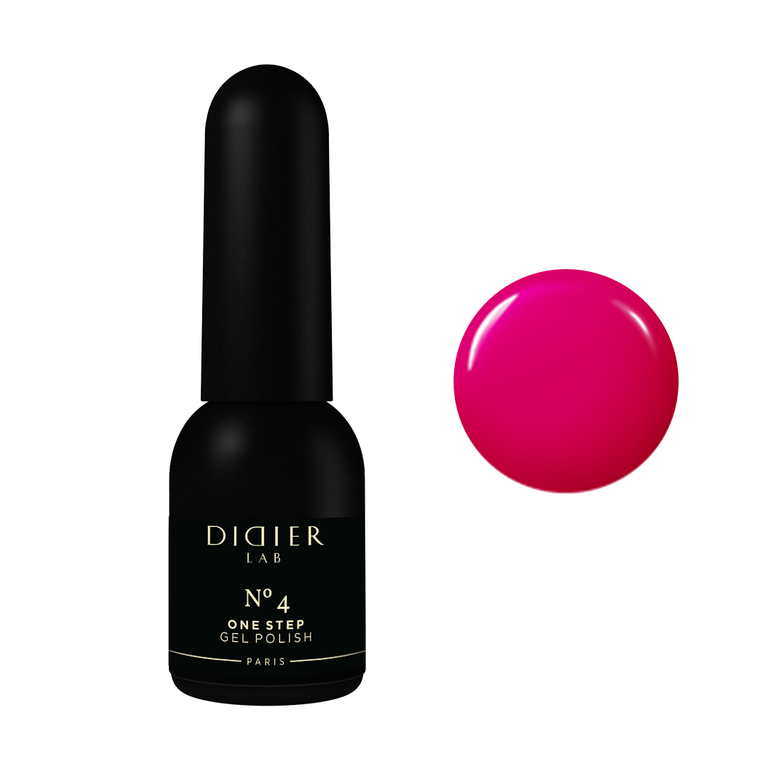 Didier Lab, "One step", 3 в 1 хибриден гел лак , No.4, 10ml