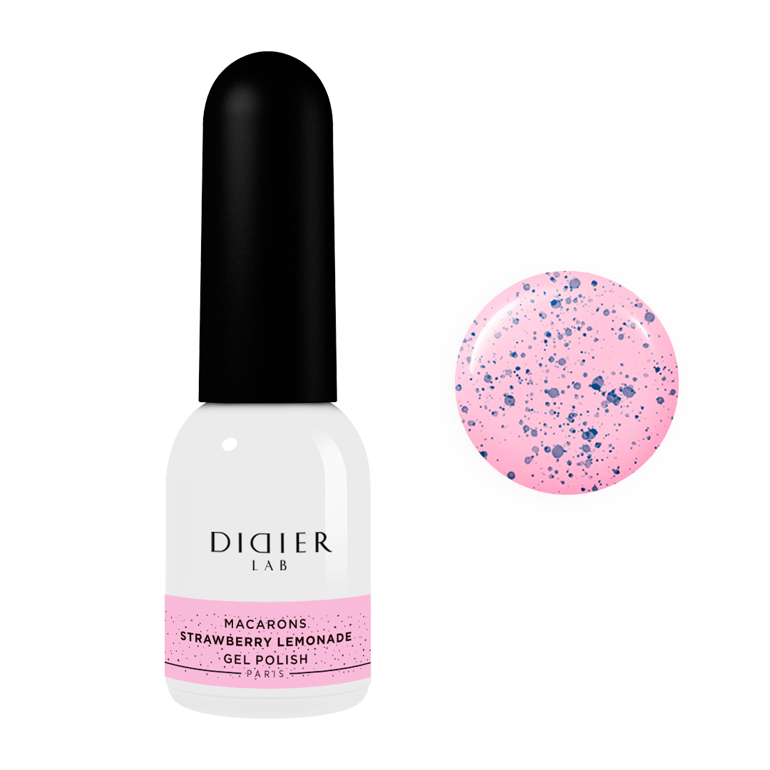Didier Lab "Macarons", гел лак, "Strawberry Lemonade", 10ml