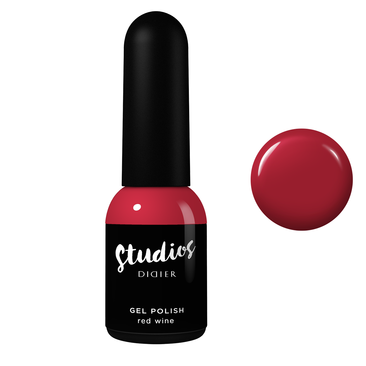 Studios Didier, хибриден гел лак, "Red wine", 8ml