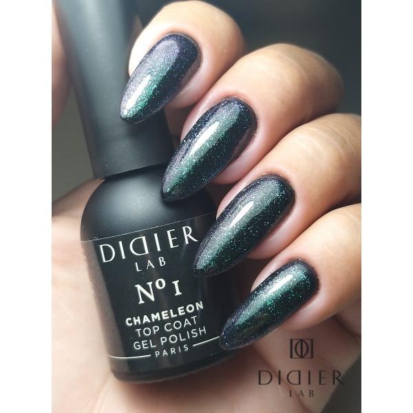 Didier Lab "Хамелеон" Топ лак , No.1, Top coat, Chameleon No1