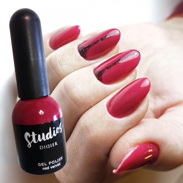 Studios Didier, хибриден гел лак, "Red Velvet", 8ml