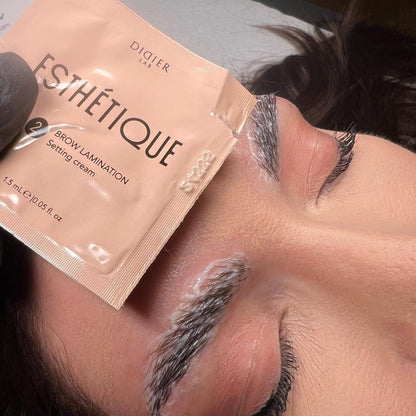 Brow fixing cream "Didier Lab", No.2, Esthétique 1,5 ml x 10psc. / Фиксиращ крем за вежди  "Didier Lab", No.2, Esthétique 1,5 ml x 10бр.