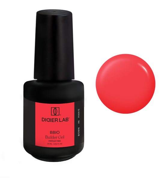 Изграждащ гел, BBIO, “Ferrari red” 15ml