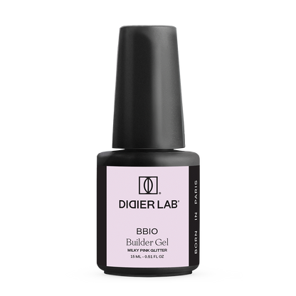 Билдър гел, BBIO "Didier Lab" Milky Pink Glitter, 15ml