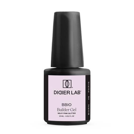 Билдър гел, BBIO "Didier Lab" Milky Pink Glitter, 15ml
