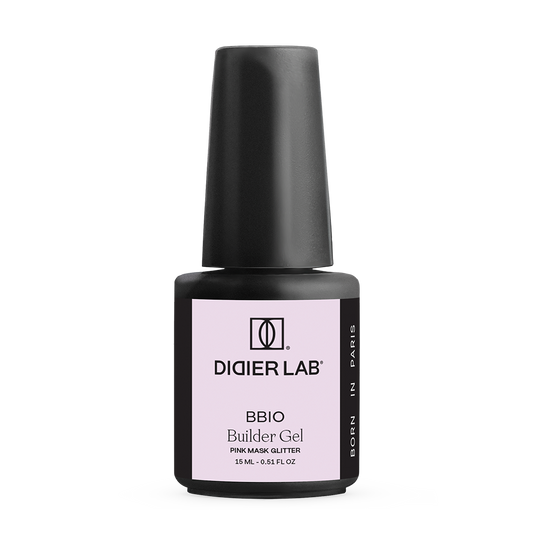 Билдър гел, BBIO "Didier Lab" Pink Mask Glitter, 15ml