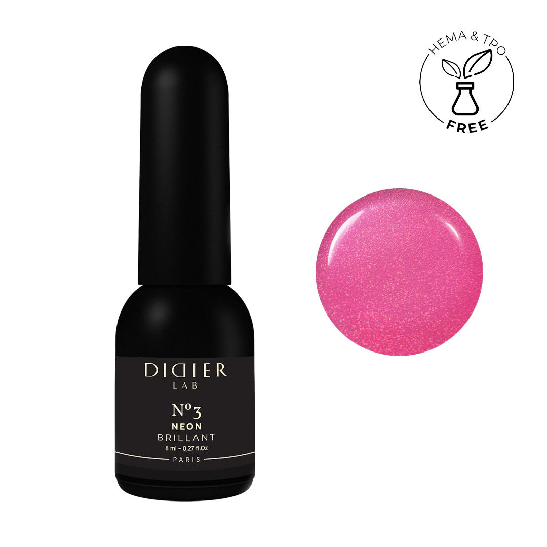 Гел лак "Didier Lab", Brillant NEON, No3, 8ml