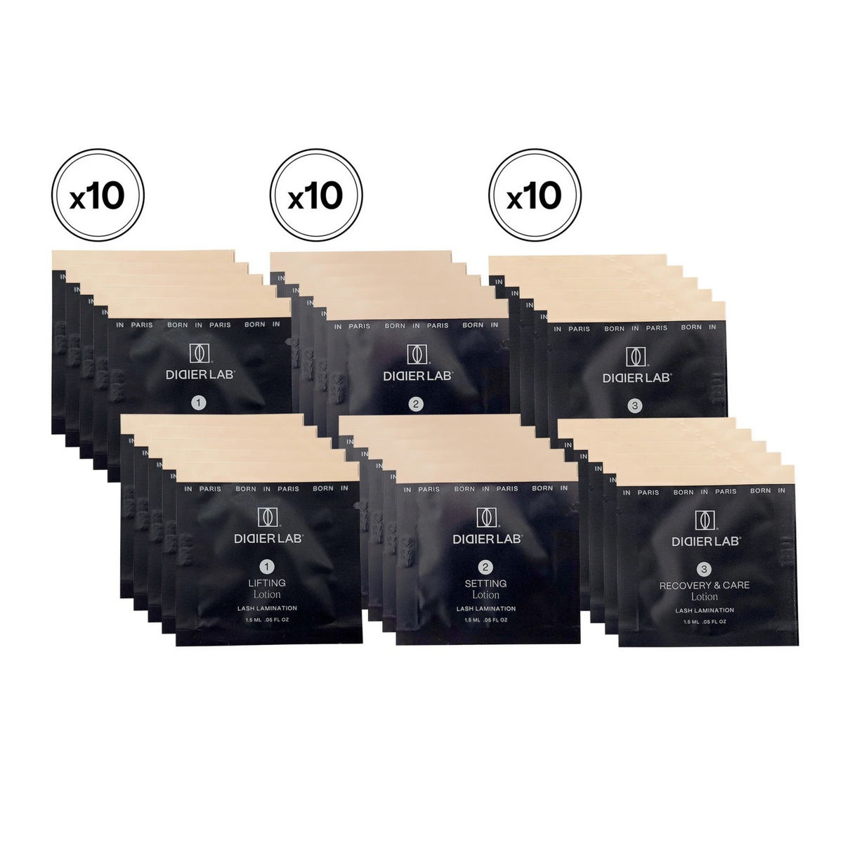 Didier Lab Esthétique Lash Lift система , 3x1 бр .x1,5 ml