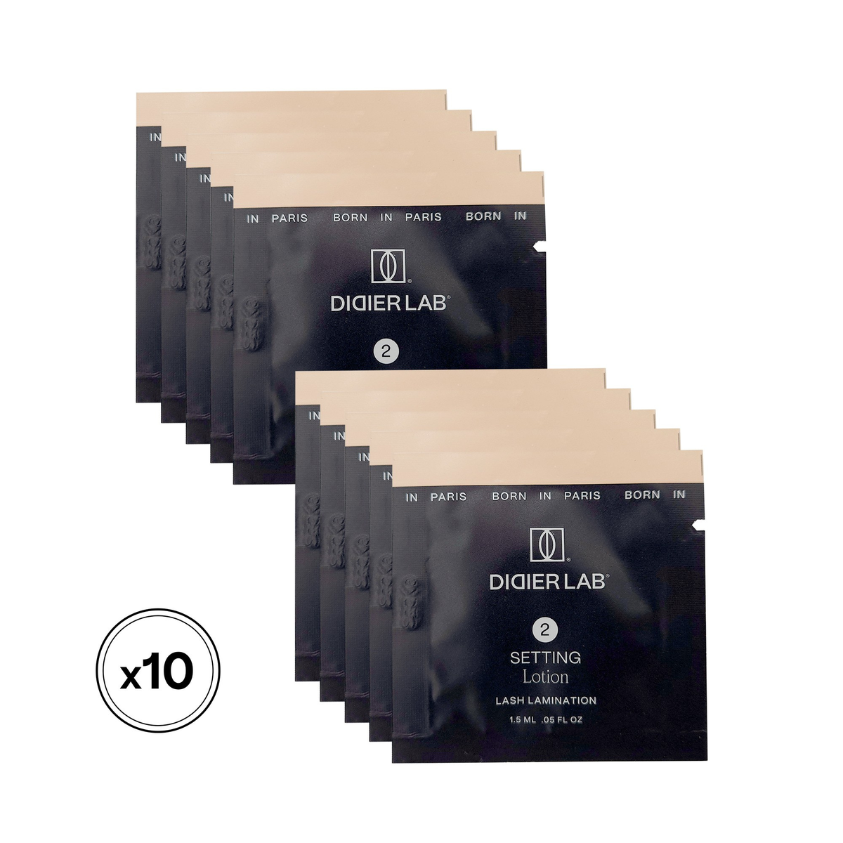 Didier Lab Esthétique Lash Setting Lotion,  1,5 ml x 10бр.