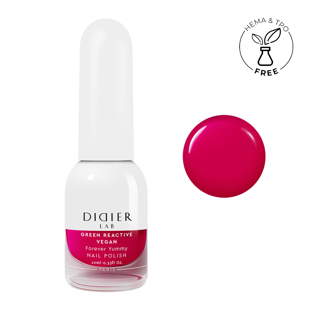 Зелен реактивен, веган лак за нокти "Didier Lab", Forever Yummy, 10 ml