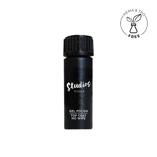 Studios Didier ,Топ гел лак без лепкав слой - пълнител , Top coat, no wipe, refill 15ml