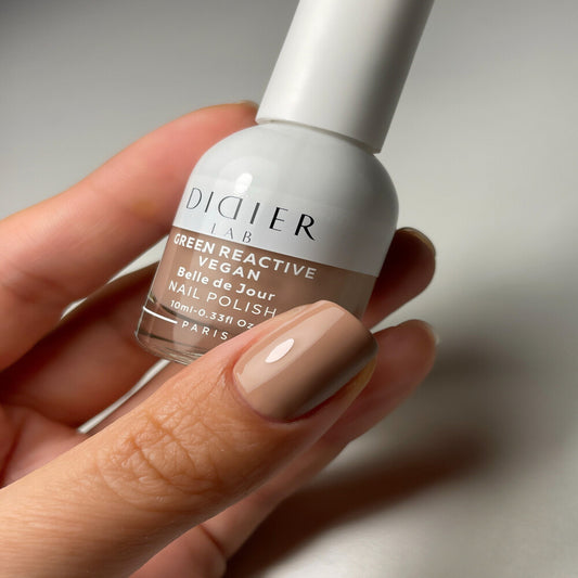 Зелен реактивен, веган лак за нокти, green reactive nail polish, "Didier Lab", Belle de Jour, 10 мл