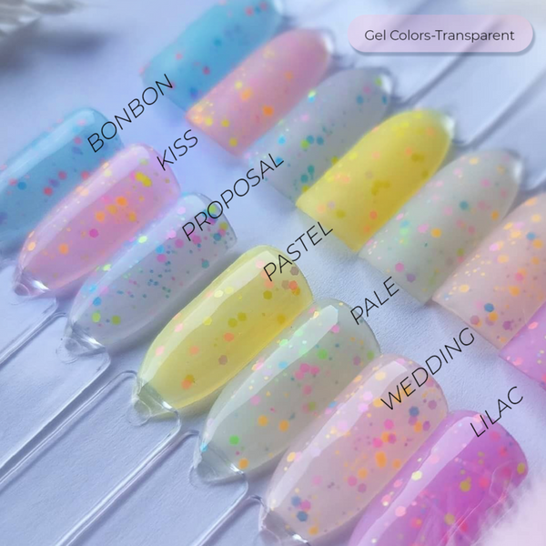 Didier Lab "Confetti",  Гел лак, "Pastel"