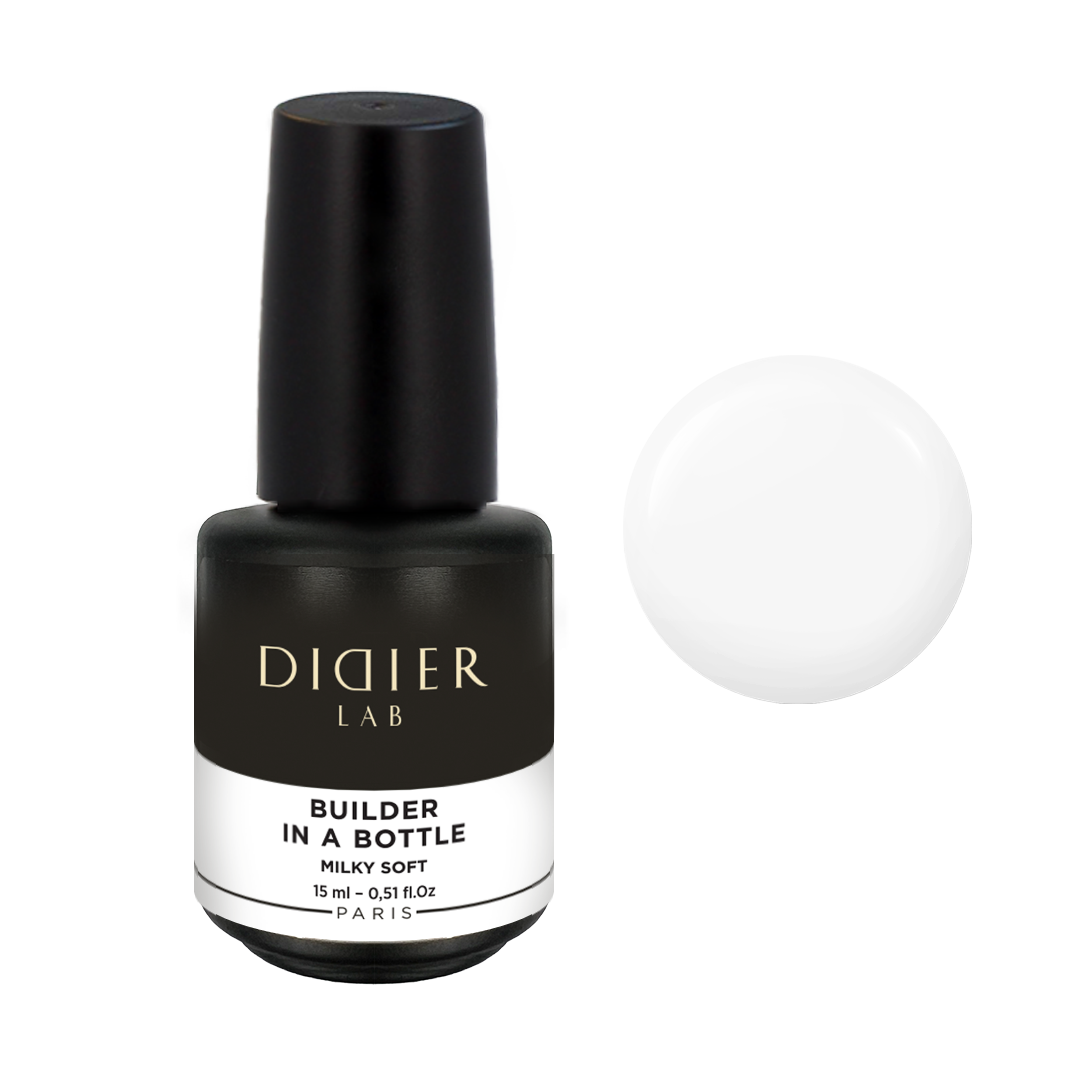 Изграждащ гел, 15мл, Builder in a bottle, 15ml, Didier Lab, Milky soft