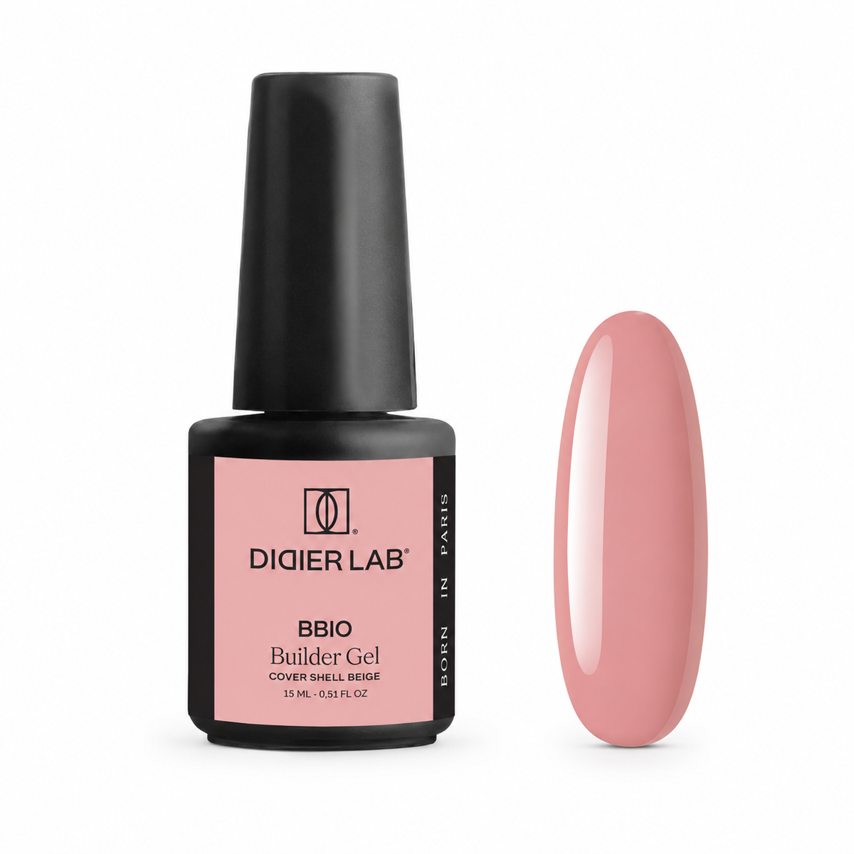Изграждащ гел, BBIO, “Cover Shell Beige” 15ml