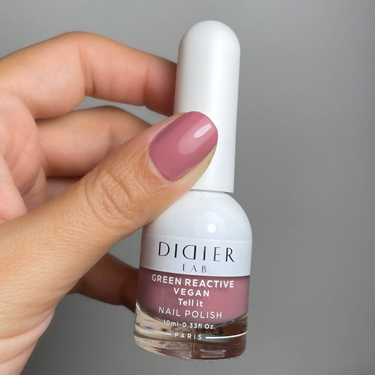 Зелен реактивен, веган лак за нокти, green reactive nail polish, "Didier Lab", Tell it, 10 мл