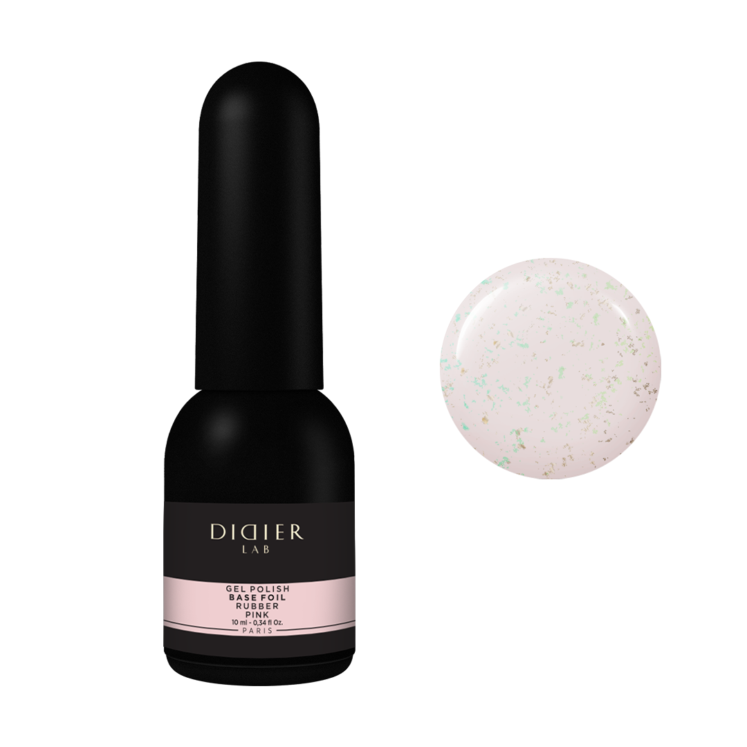 Rubber base with foil  "Pink"