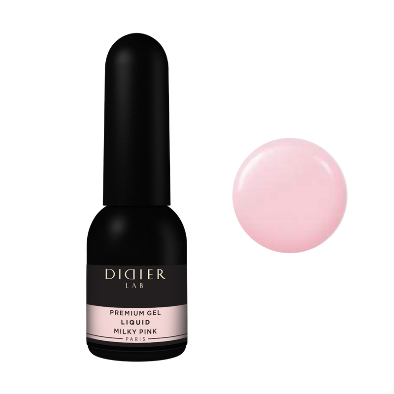 "Didier Lab" Premium liqud gel, milky pink, 10ml