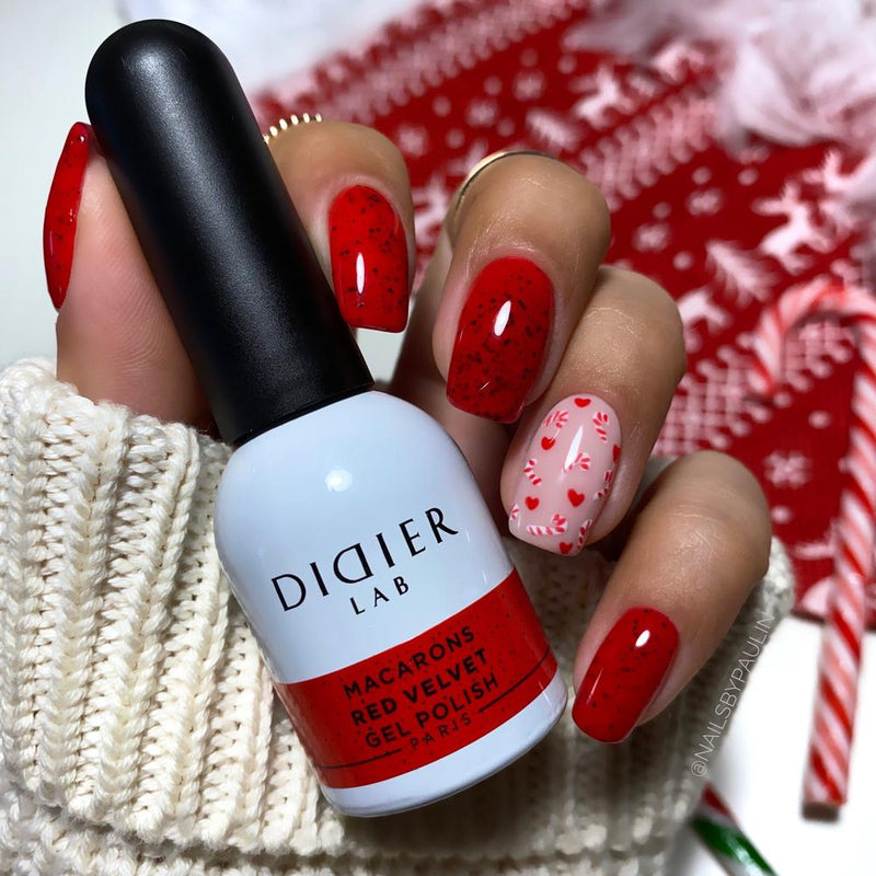 Didier Lab "Macarons", гел лак , "Red Velvet", 10ml