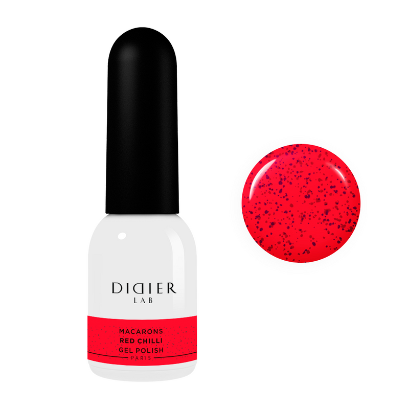 Didier Lab "Macarons", гел лак ,"Red Chilli" , 10ml