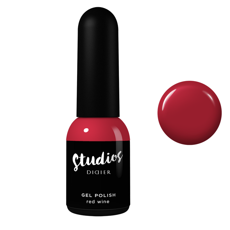 Studios Didier, хибриден гел лак, "Red wine", 8ml