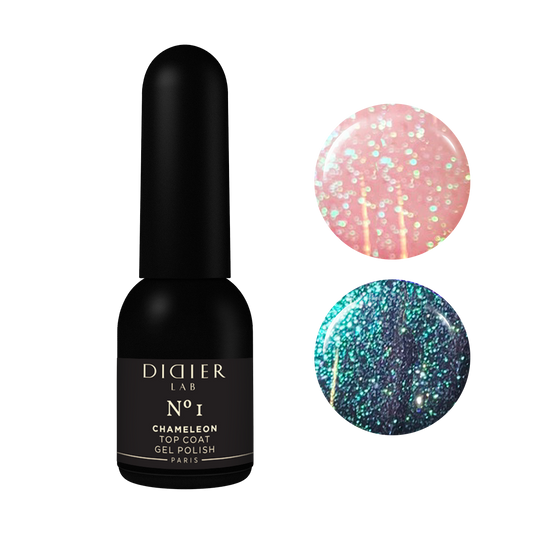Didier Lab "Хамелеон" Топ лак , No.1, Top coat, Chameleon No1