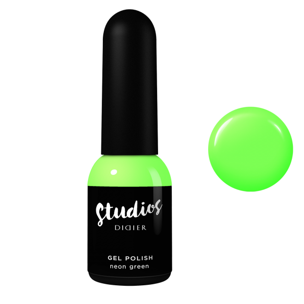 Studios Didier, Хибриден гел лак, "Neon green", 8ml